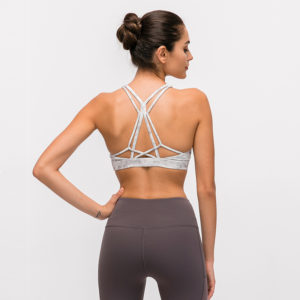 high back sports bra